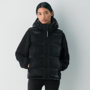 NWT Aritzia Super Puff™ Vest - Liquid Shine in Black